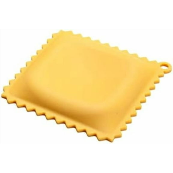 Ravioli-Shaped Silicone Spoon Rest, Heat-Resistant Food-Grade Kitchen Utensil Holder, Cute Spoon Rest for Stove Top