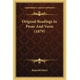 thumbnail image 1 of Original Readings In Prose And Verse (1879) (Paperback), 1 of 1