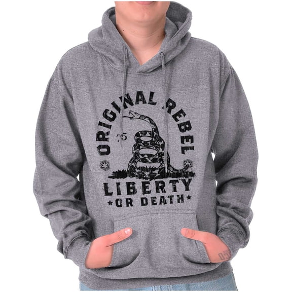 Original Rebel Liberty Death Gadsden Hoodie Sweatshirt Women Men Brisco Brands L
