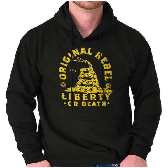Original Rebel Liberty Death Gadsden Hoodie Sweatshirt Women Men Brisco Brands M