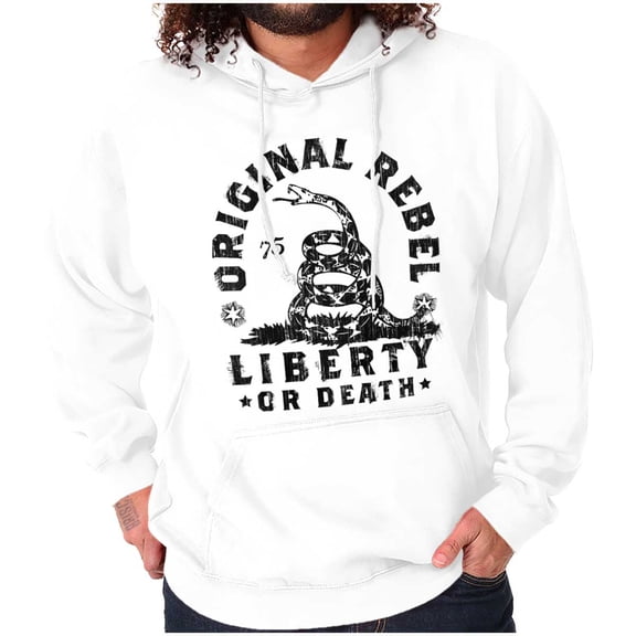 Original Rebel Liberty Death Gadsden Hoodie Sweatshirt Women Men Brisco Brands M