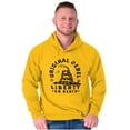 thumbnail image 1 of Original Rebel Liberty Death Gadsden Hoodie Sweatshirt Women Men Brisco Brands S, 1 of 6