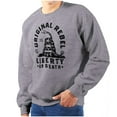 thumbnail image 1 of Original Rebel Liberty Death Gadsden Unisex Plus Fleece Graphic Sweatshirt Brisco Brands 3X, 1 of 6