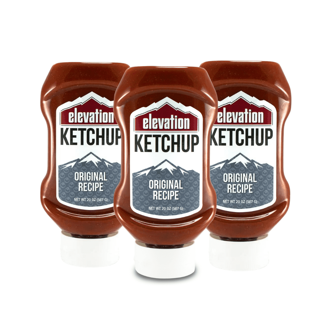 Original Recipe Elevation Gourmet AllNatural Ketchup 3 Pack