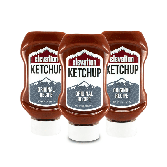 Original Recipe Elevation Gourmet All-Natural Ketchup- 3 Pack