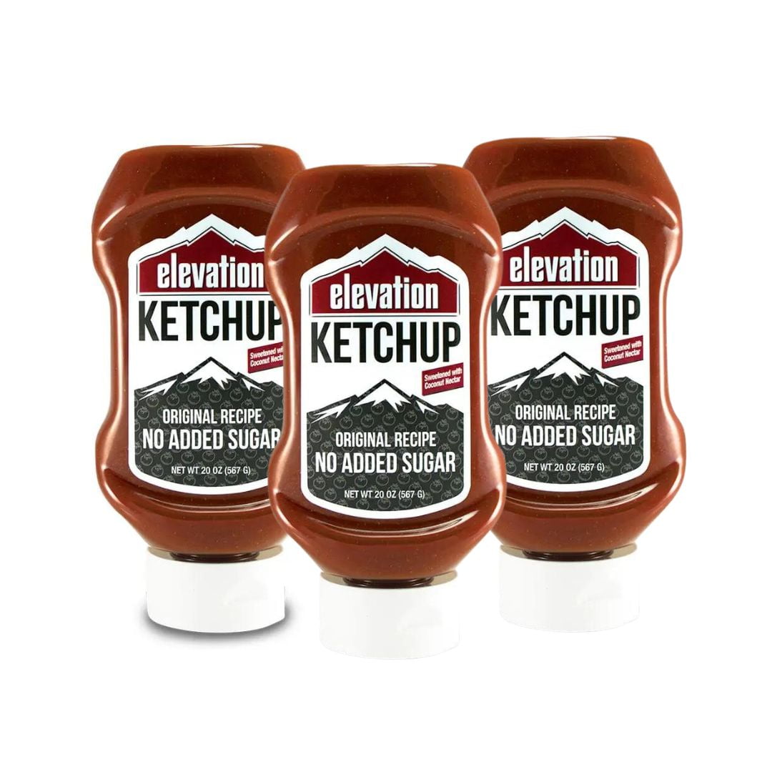 Original Recipe NO SUGAR ADDED Elevation Gourmet AllNatural Ketchup 3 Pack