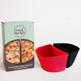 thumbnail interactive-video image 1 of The Original Red and Black 6-Quart Slow Cooker 2 Pc. Dividers Set, Reusable Silicone Inserts, Non-Stick and Leak Resistant, BPA Free, Dishwasher Safe + FREE COOKBOOK, 1 of 9