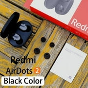 Original Redmi AirDots 2 Earphones TWS Wireless Bluetooth Noise Reduction Headset HiFi Stereo HD Mic Call Sports Earbuds AirDots 2 Black