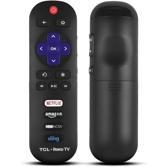 Original Replacement fit for TCL Roku TV Remote Control with Netflix, Amazon, HBOnow & Sling Shortcuts Keys