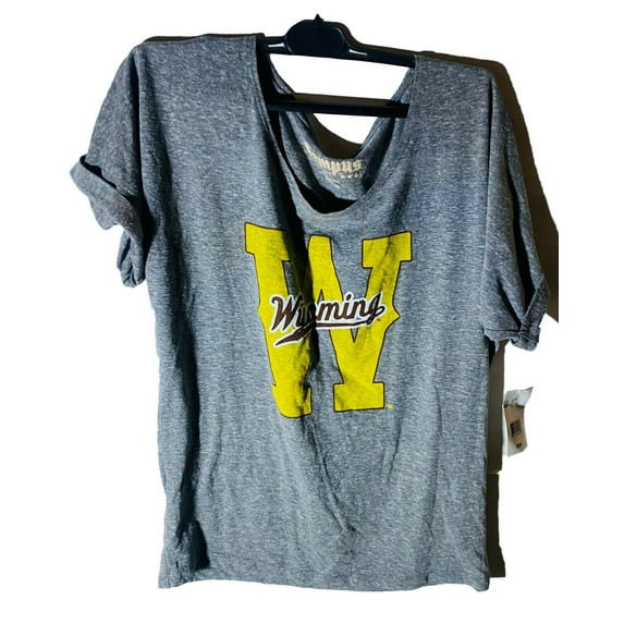 Original Retro Brand Women's Wyoming Cowboys Relaxed Dolman T-Shirt