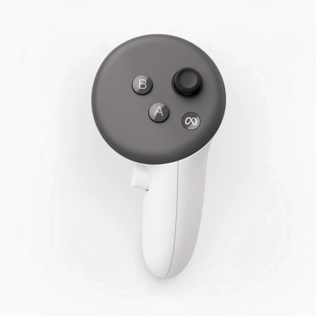 quest3 コントローラーのみ Meta Quest, Right Hand Controller, White, VR Tactile Gesture