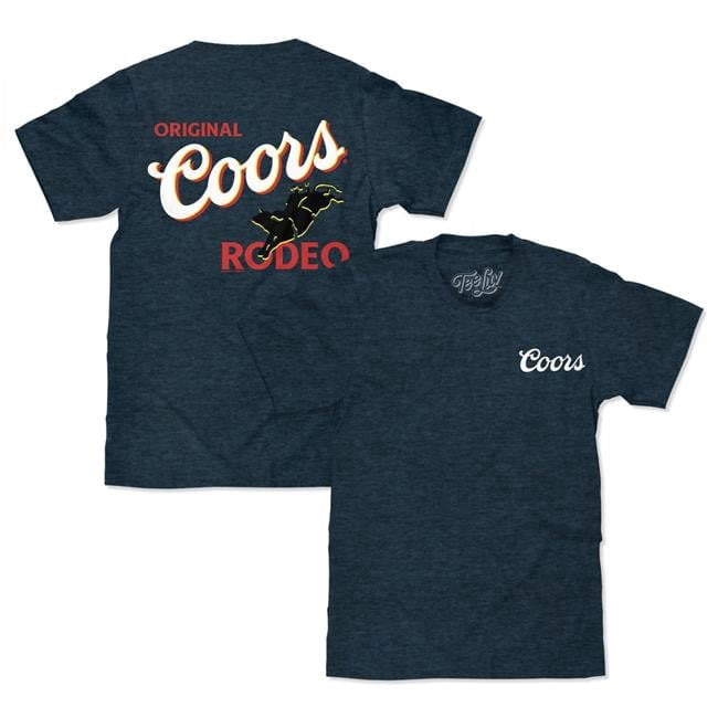 Original Rodeo Front & Back Print T-Shirt, Blue - Medium - Walmart.com