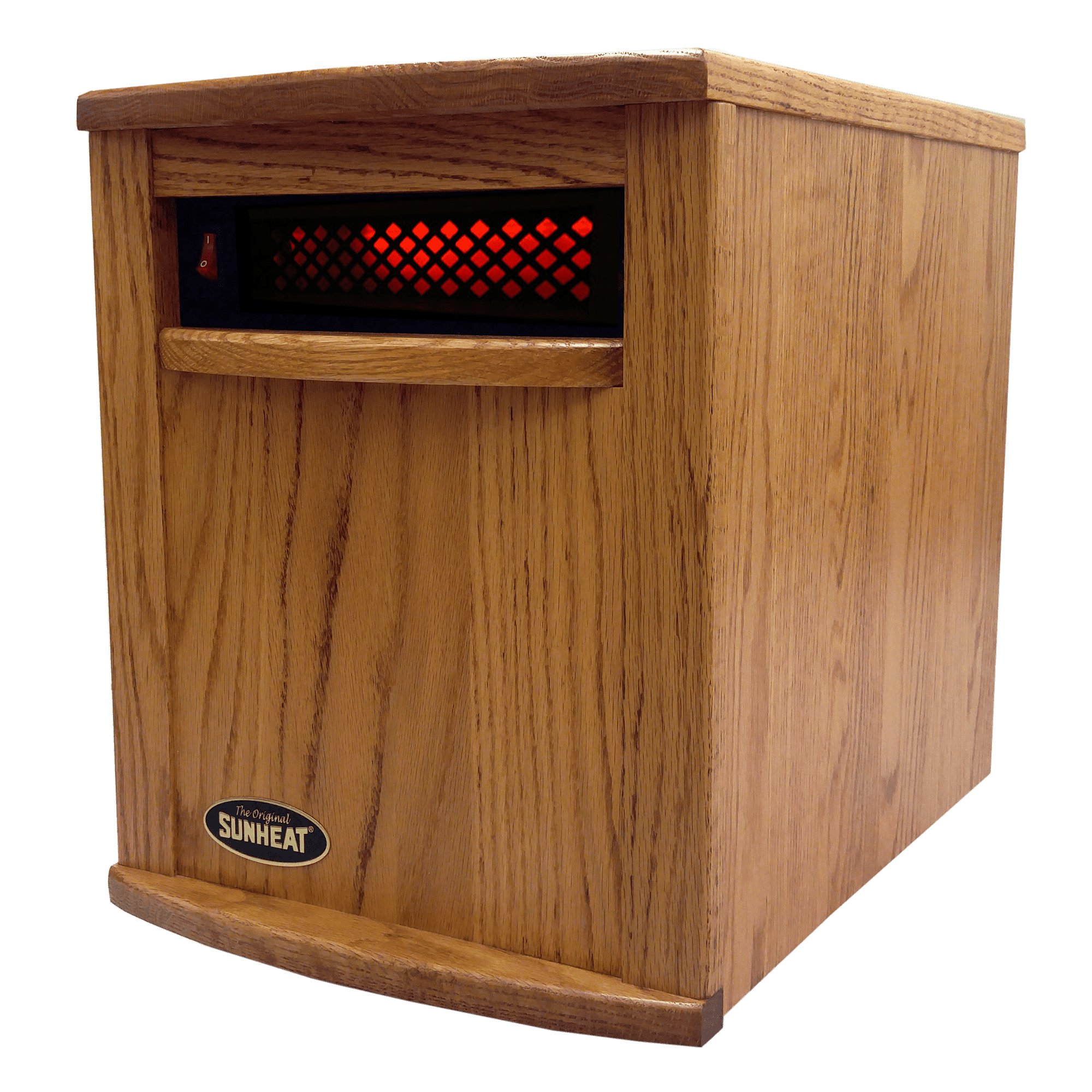Original SUNHEAT Amish Hand Crafted Infrared Heater - Nebraska Oak -  Walmart.com