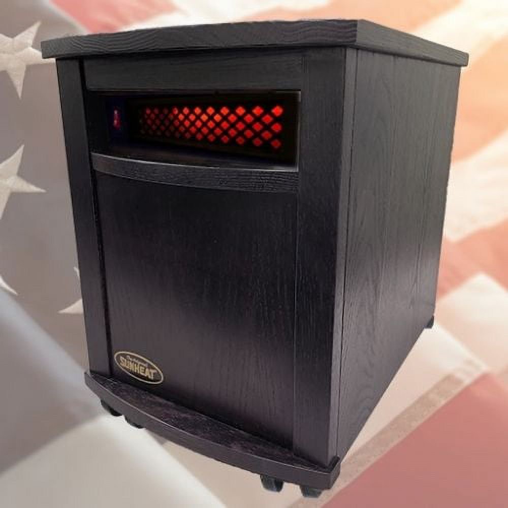 Original SUNHEAT Amish Hand Crafted Infrared Heater - Prairie Night Oak -  Walmart.com