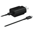 thumbnail image 1 of Original Samsung 25W Super Fast Charger And USB C Cable Compatible with Galaxy Tab A 10.5 - Samsung wall charger with 25 Watt Super fast charge capability uses Power Delivery - Black, 1 of 1