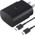 thumbnail image 1 of for Nokia G400 Charger! Super Fast Charger Kit [1x Wall Charger + 1x USB C Cable] True Digital Super Fast Charging uses dual voltages for up to 50% faster charging! Black, 1 of 5