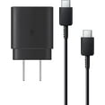 thumbnail image 1 of Original Samsung Galaxy A60 Super Fast Charger USB Type C Kit, PD 25W USB C Super Fast Charging Wall Charger with USB C Type C Cable - Black, 1 of 5
