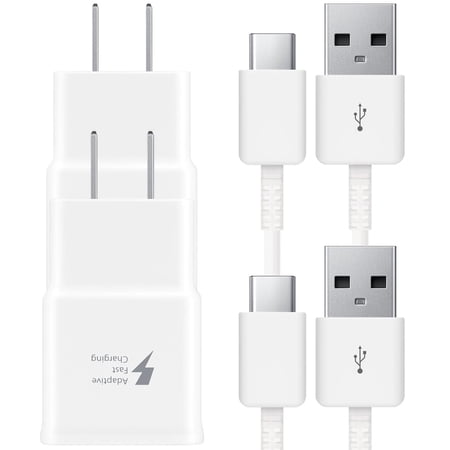 Original Samsung Galaxy Fast Charger, 2-Pack Fast Charging Wall Charger Plug with USB Type C Cable for Samsung Galaxy S9 S9+ S8 S8+ S10 S10+ S20 S20+ Note 10 Note 9 Note 8, Fast Charger for Samsung price history and forecast - Freedomtech 038+998-FFF