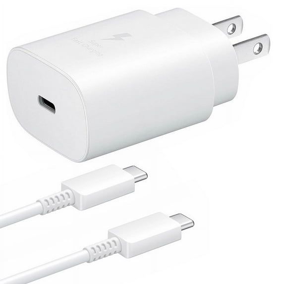 Samsung Galaxy Super Fast Charger, Adaptive Fast Charging Wall Charger Plug with USB Type C Cable Replacement for Samsung Galaxy S23 / S23+ / S23 Ultra Plus S22 S22+ Plus Note9 Note8, Fast Charger