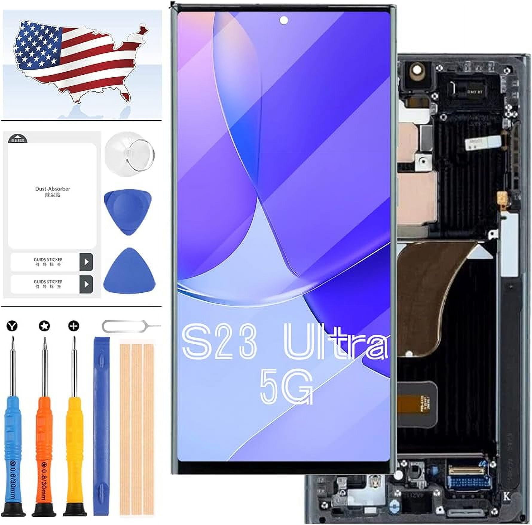 Écran LCD De Remplacement Pour Samsung Galaxy S23 - Avec Cadre - Kit Outils Inclus - TFT (Pas D'Empreinte)