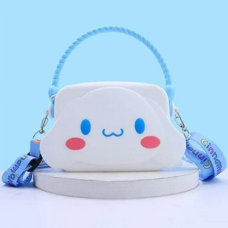 Original Sanrio Shoulder Bags Hello Kitty Kulomi Melody Children Silica Gel Coin Purse Portable Storage Messenger Bag Girls Gift Walmart