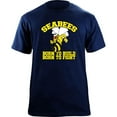 thumbnail image 1 of Original Seabees Born to Fight Navy Veteran T-Shirt, 1 of 1