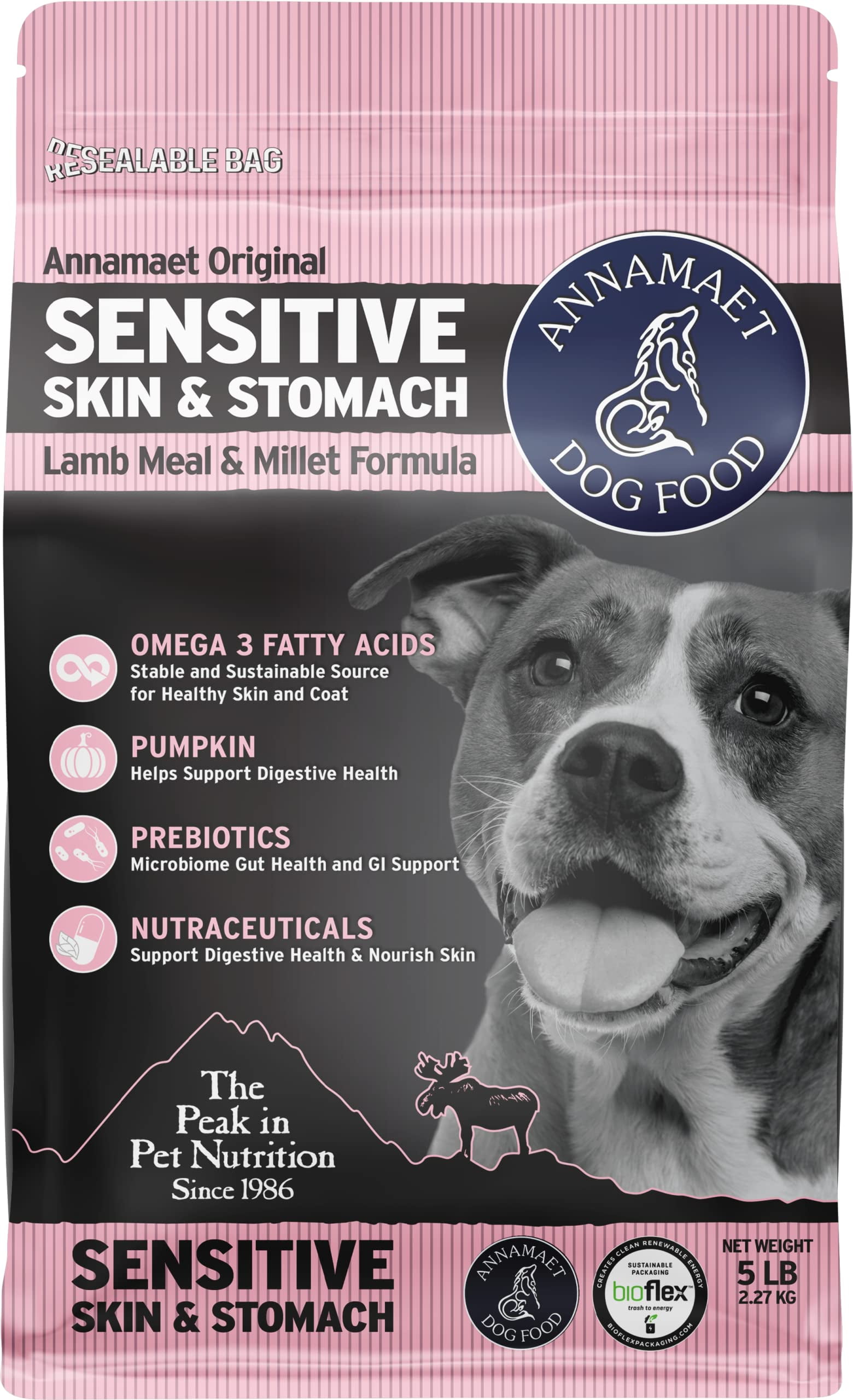 View of Original Sensitive Skin & Stomach Dry Dog Food, (Lamb, Whitefish ...