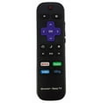 Sharp Original Roku TV Remote Control with Netflix, Hulu, VUDU, Sling
