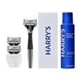 thumbnail image 1 of Original Shaving Kit for Men - Razor Handle, 3 Razor Blade Refills, Foaming Shave Gel, and Travel Blade Cover - German Engineered - Charcoal, 1 of 4