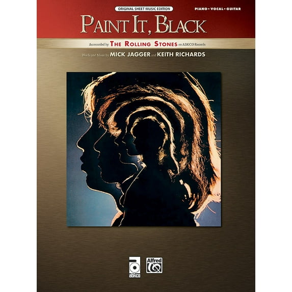 Original Sheet Music Edition Paint It, Black: Piano/Vocal/Guitar, Sheet, (Paperback)