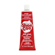 Original Shoe Goo - 3.7 fl oz Tube - Clear Shoe Glue - Repairs Soles, Heels, Patches Small Holes - Bonds on Contact, Dries Within 24 Hrs, Waterproof - Works on Leather, Rubber, Vinyl, Canvas