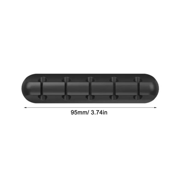 Original Silicone USB Cable Winder Organizer - Desktop Cable Management Clips Holder for Mouse Keyboard Headphone Wire Tidy
