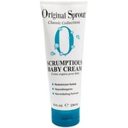 Original Sprout Classic Scrumptious Baby Cream Lotion, 100% Vegan, Hypoallergenic, Sensitive Skin, Soothing, 8oz Bottle