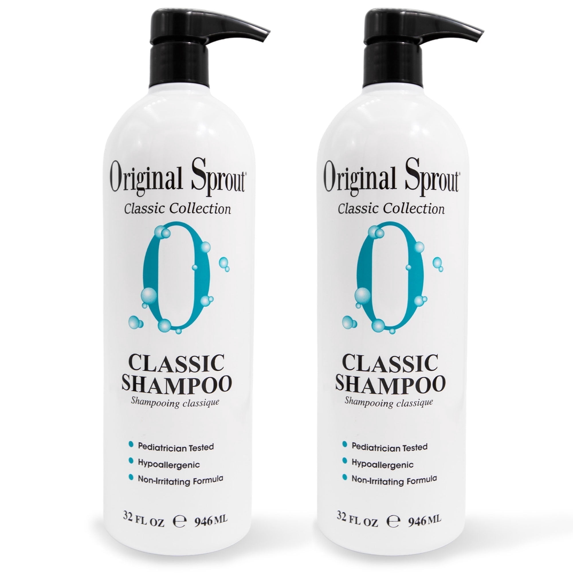 Original Sprout Classic Shampoo 32oz Bottle 2 Pack, 100% Vegan, Gluten ...
