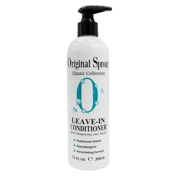 Original Sprout Classic Collection Leave In Conditioner, 100% Vegan, Gluten Free, Hypoallergenic, 12oz Bottle