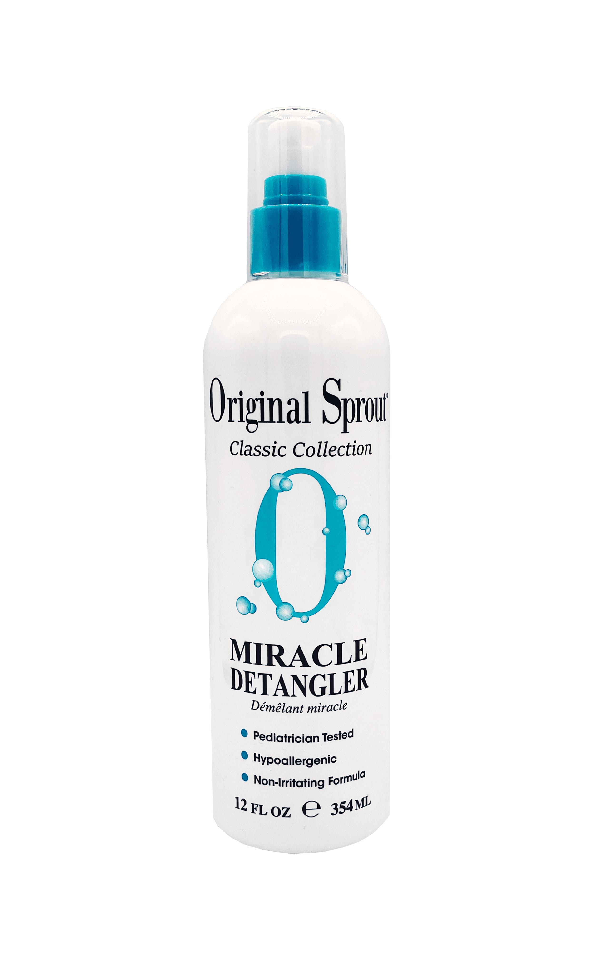 Original Sprout Classic Miracle Detangler, Leave-in treatment, Tame your pesky hair, 100% Vegan, Hypoallergenic, For all types of hair, 12oz Bottle