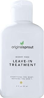 Original Sprout Worry Free Leave-In Conditioner Treatment and Detangler for All Hair Types, Travel Size 2 oz. Bottle
