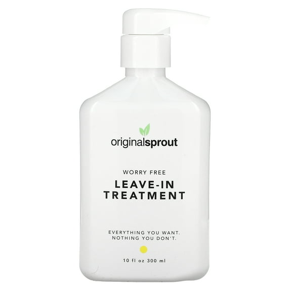 Original Sprout Worry Free Leave in Conditioner, Pre-swim treatment, 100% Vegan, Hypoallergenic, 10oz Bottle