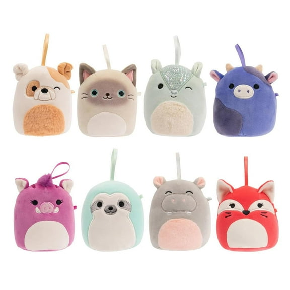 Squishmallows 4-inch Ornament Plush 8-Pack