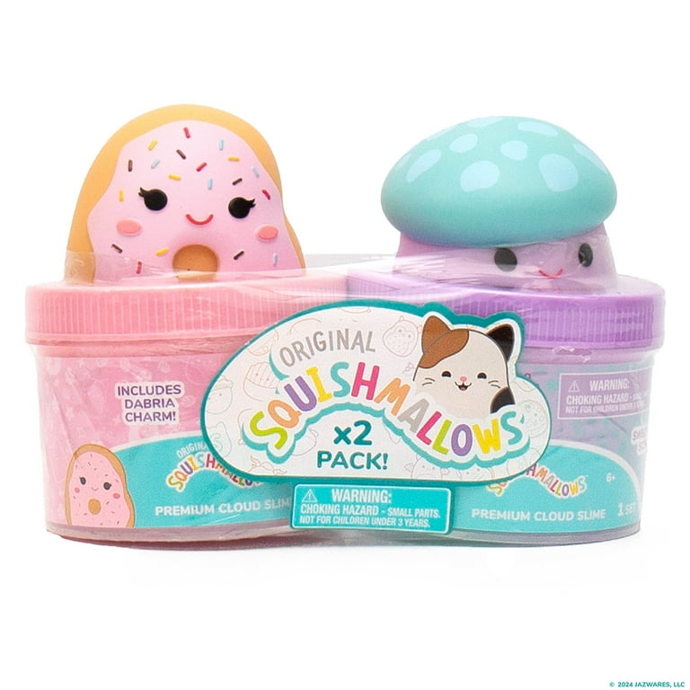 Original Squishmallows™ Premium Cloud Slime 2-Pack, Dabria the
