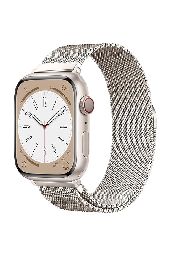 Original Stainless Steel Milanese Loop Compatible with Apple Watch Band 38mm 40mm 41mm 42mm 44mm 45mm 49mm, Magnetic Clasp Replacement Band for iwatch Series 9