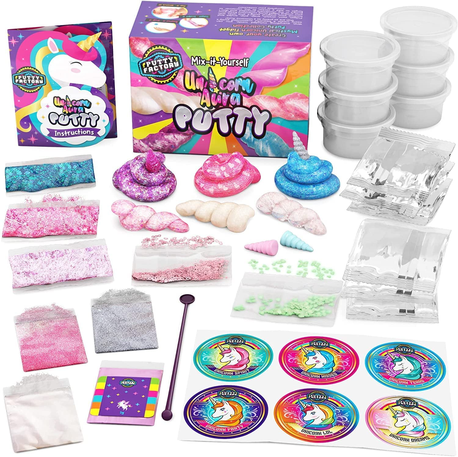 CiPh Original Stationery Unicorn Slime Kit Supplies Stuff for