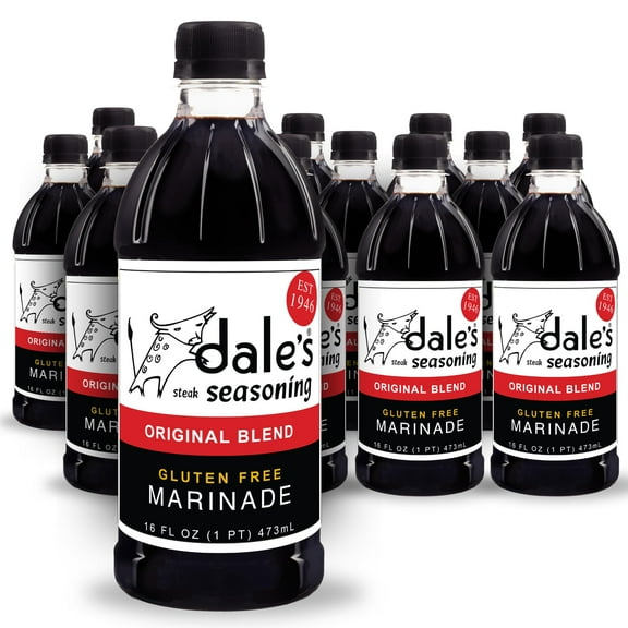 Original Steak SeasoningUMRTBy Dale's, Gluten Free, No Cholesterol | Delicious on All Meats, Fish, and Vegetables | 16 oz Bottle (12 Pack) | No Long Marinating, Savory Blend of Exotic Spices!