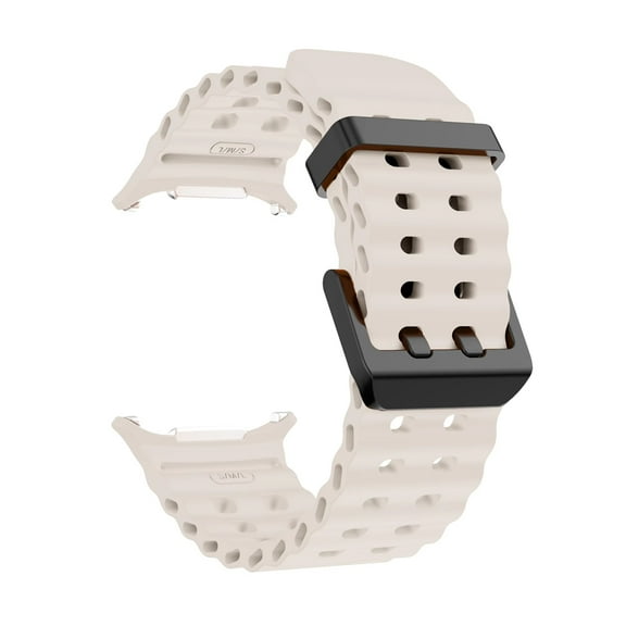 Original Strap for Samsung Galaxy watch Ultra Band 47mm accessories Marine Silicone Sport Bracelet Correa Galaxy watch 7 Ultra (starlight,Galaxy watch Ultra)