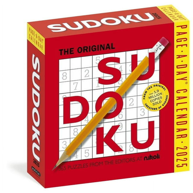 Workman Publishing, Sudoku 2025 Desk Calendar