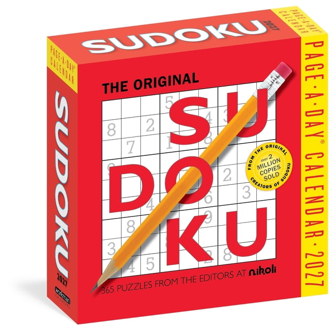 Original Sudoku Page-A-Day(r) Calendar 2027: 365 Puzzles from the Experts at Nikoli, (Paperback)