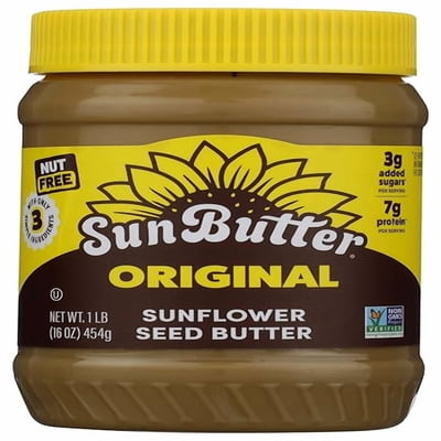 Original Sunflower Seed Butter, 16 oz Nut-Free Spread with 7g Plant-Based Protein, Roasted Rich & Savory Flavor, Smooth Texture | Vegan, Kosher & Non-GMO