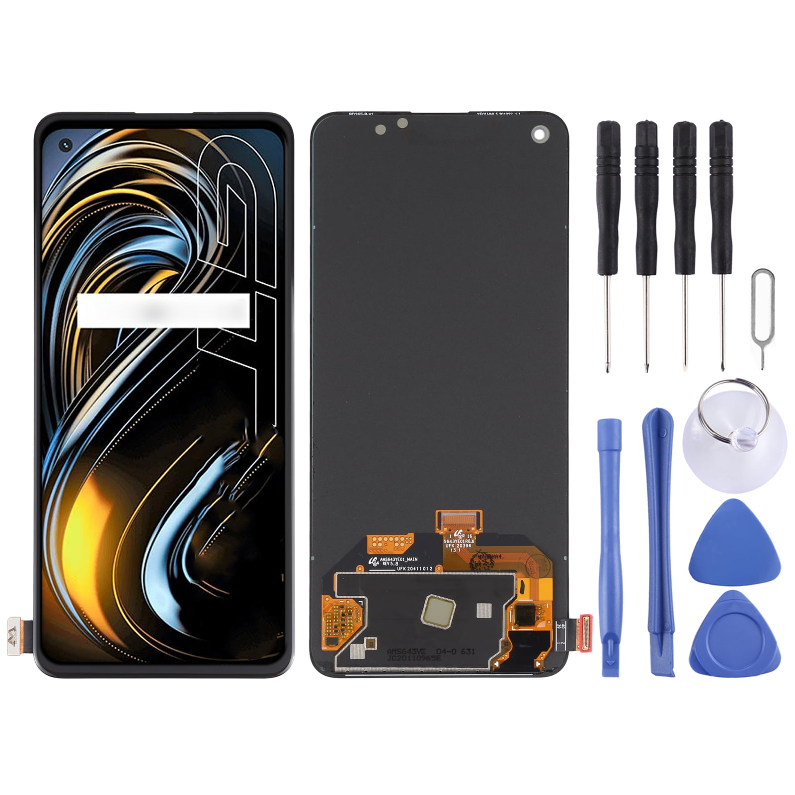 OPPO - realme GT 5G A.O OPPO Realme GT 5G Super AMOLED LCD Screen and Digitizer Full