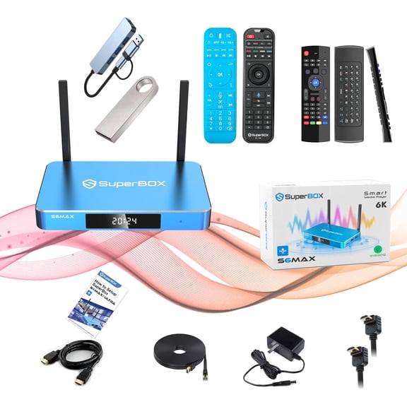 Original SuperBox S6 Max 2026 Smart Box 4GB RAM 64GB