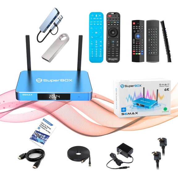 Original SuperBox S6 Max 2026 Smart Box 4GB RAM 64GB